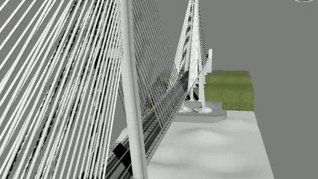 Bridge on the Russian island. 3DS max design 2012 смотреть онлайн