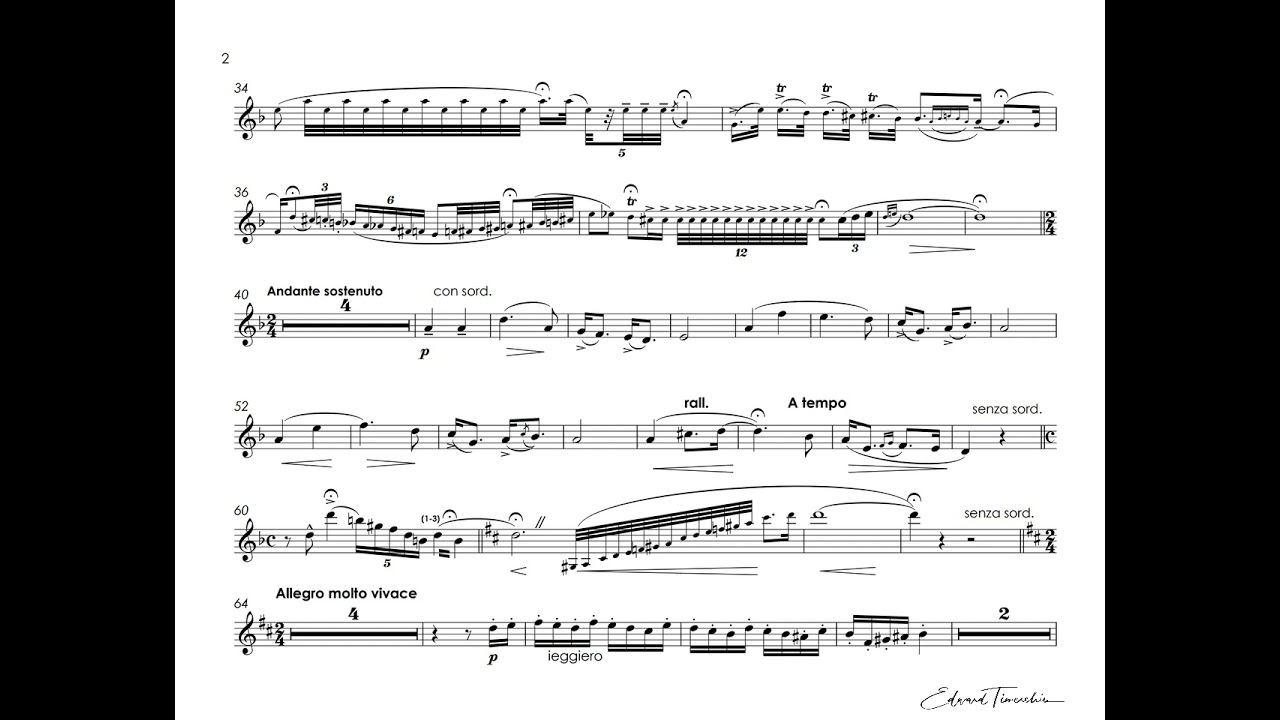 Sarasate, Pablo - Zigeunerweisen - Rafael Mendez trumpet (Gypsy Aires)