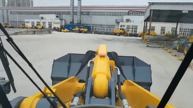 First Perspective to Drive Wheel Loader-Sinomach смотреть онлайн