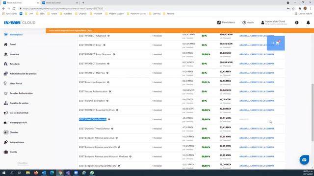 ¡Compra ESET en el Cloud Marketplace de Ingram Micro! смотреть онлайн
