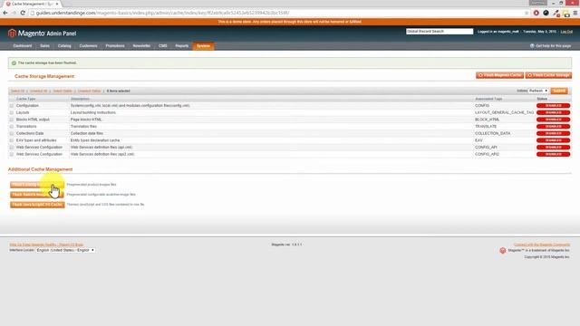 How to Clear the Magento Cache смотреть онлайн