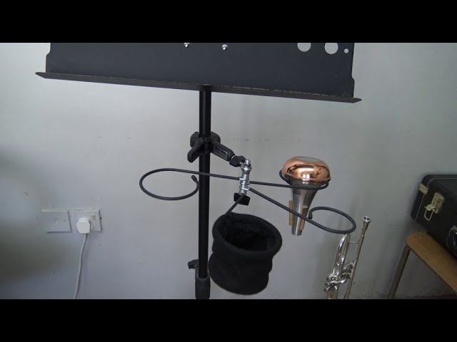 Trumpet mutes holder - Крепление для сурдин смотреть онлайн