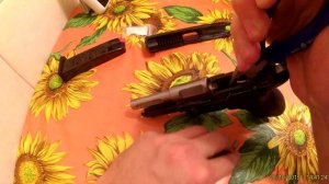 Grand Power T-12 F ( замена кнопки сброса обоймы )