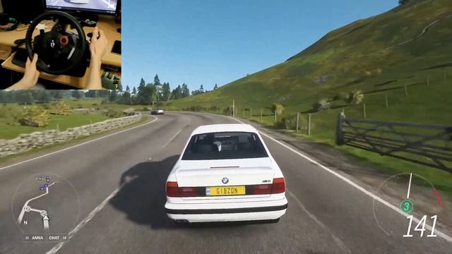 BMW M5 E34 - Forza Horizon 4 | Logitech Driving Force GT Gameplay смотреть онлайн