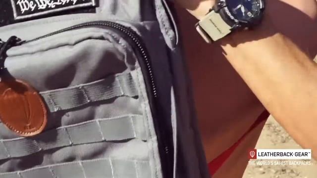 Watch the Leatherback Gear Backpack Stop Bullets! смотреть онлайн