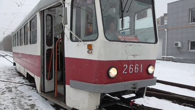 Зимний трамвайный день / Winter tram day смотреть онлайн