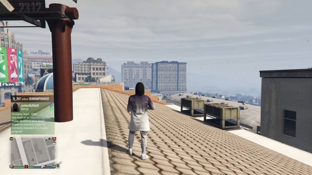 GTA 5 sounds coming from a UFO on top of roof смотреть онлайн