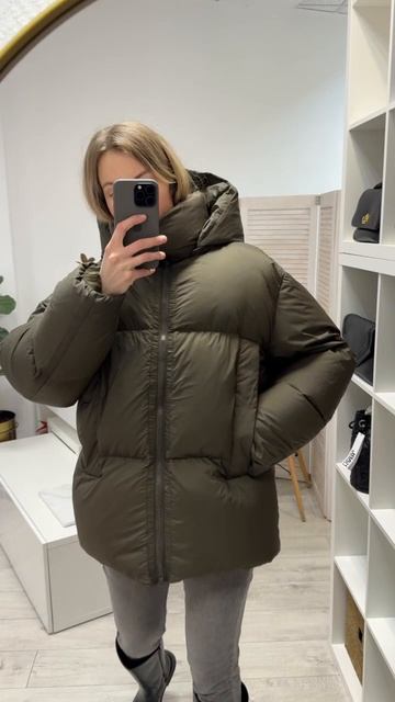 пуховик H&M PREMIUM Dark brown 1188469001 доступен к заказу || inst @maisonbuyer.ru смотреть онлайн