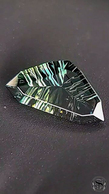 3.5ct Australian concave cut sapphire! 💚 смотреть онлайн
