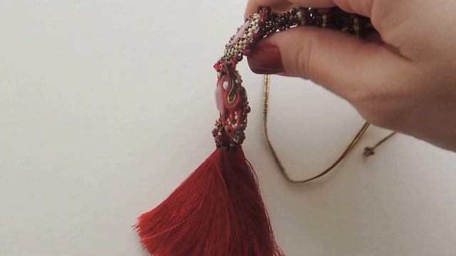 Украшение на шею "Винтажный шик" смотреть онлайн