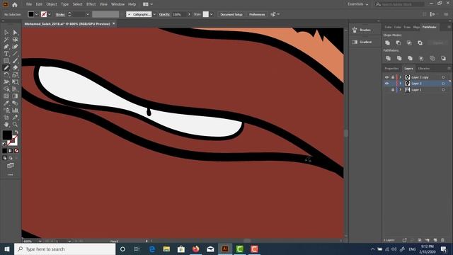 محمد صلاح رسم بالالستريتور ديجتال/MO Salah art (Adobe illustrator) Digital art смотреть онлайн