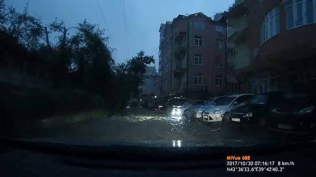 Потоп в Сочи 30,10, 2017г,