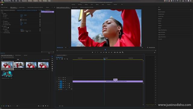 Adobe Premiere Pro CC: Blending Mode Stutter Flash Transition Effect (Tutorial / How to) смотреть онлайн