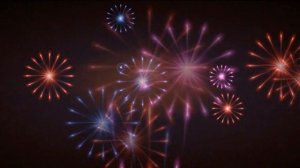 ФУТАЖ Праздничный фейерверк Видео для монтажа