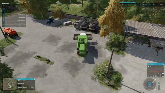 Farming Simulator 22: Малиновка (уборка зерна и подготовка полей) смотреть онлайн