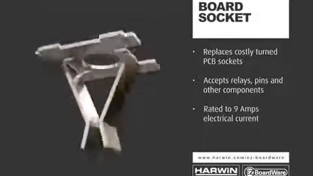SMT PCB Sockets Harwin's EZ BoardWare solution смотреть онлайн