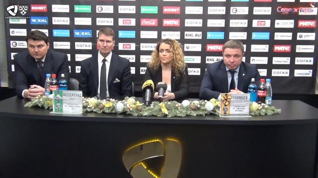 10.01.2018. Северсталь - Салават Юлаев. Послематчевая пресс-конференция смотреть онлайн