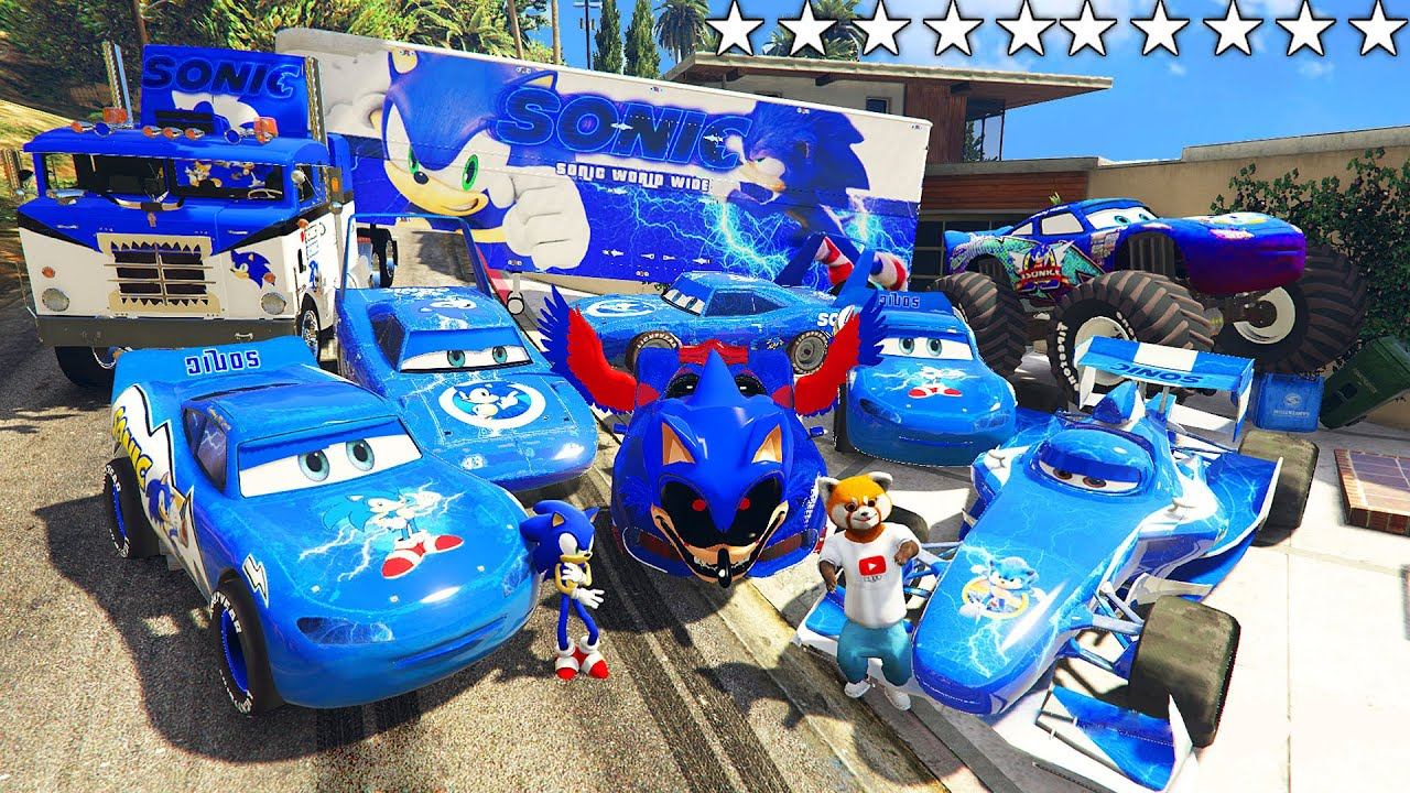 Я УГНАЛ РЕДКИЕ СУПЕР ТАЧКИ СОНИКА С СОНИКОМ ИЗ РЕАЛЬНОЙ ЖИЗНИ В ГТА 5 смотреть онлайн