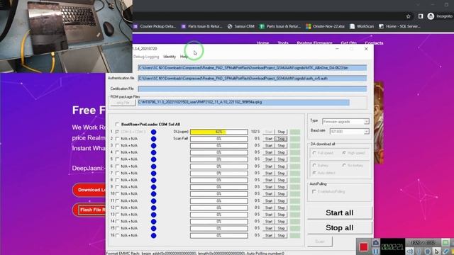 Realme Pad  (RMP 2102 /RMP2103 ) Full Flashing /Unlock /Hang On Logo   Dead Boot Repair By GsmJaani