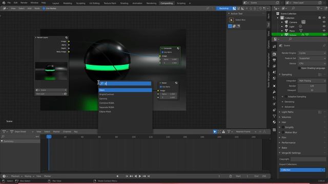 Efek Bloom pada Cycles - Blender 2.9 смотреть онлайн