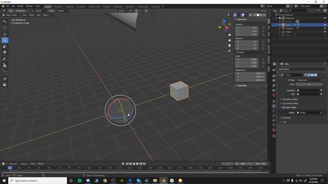 Blender Tip 001 Creating Off-Axis Arrays смотреть онлайн