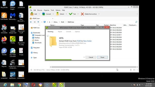 Extract ISO (using Peazip) смотреть онлайн