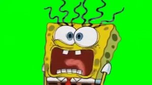 Spongebob scream  // green screen (free to use)