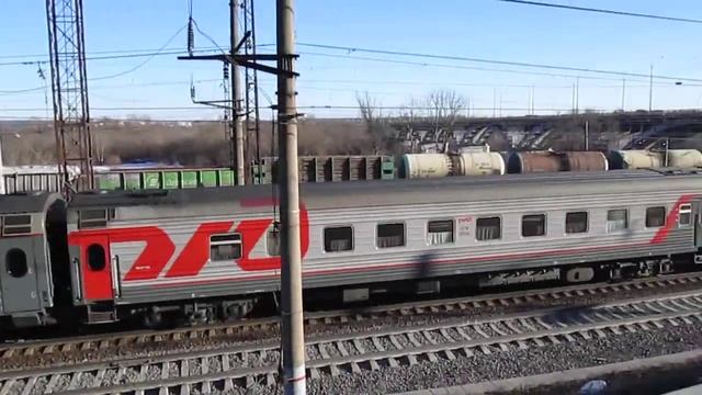 Электровоз чс7-158 с поездом №012Я Москва — Новый Уренгой смотреть онлайн