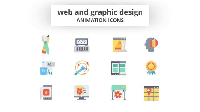 Web-Design and Development - Animation Icons (MOGRT) Premiere Pro Templates смотреть онлайн