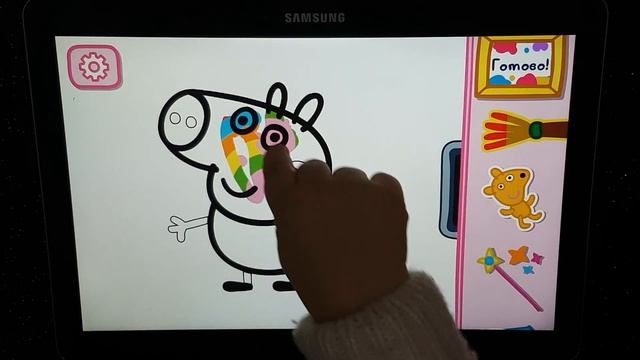 ☀ Свинка Пеппа игра на планшете смотреть онлайн