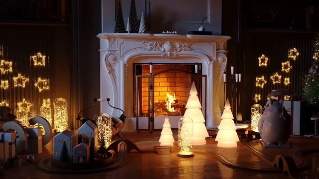 Chaos Corona Animation - Fireplace with Toys & Gifts for Christmas смотреть онлайн