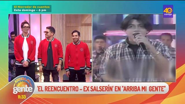 📹Arriba Mi Gente| Mira cómo la presentación del 'Reencuentro - Ex Salserín' en nuestro set смотреть онлайн