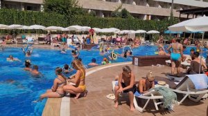 Аквааэробика. Отель Titan Select 4*. Конаклы. Алания. Средиземное море. Турция