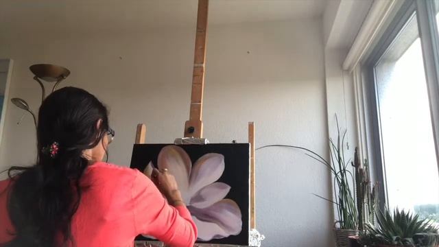 Magnolia - The Beauty Of Oil Painting / Demonstration / ColouredBrush