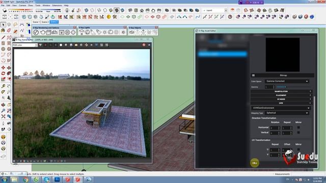 Vray 3.4 Sketchup Cơ Bản Và Cách Đặt Đèn DOME LIGHT смотреть онлайн