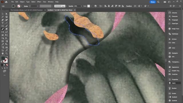 Surreal Album Cover Art | How to Make Digital Collage Art | Illustrator Edit | Digital Art смотреть онлайн