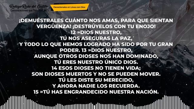 LA BIBLIA EN UN AÑO/Día 280 Isaías 25-27 смотреть онлайн