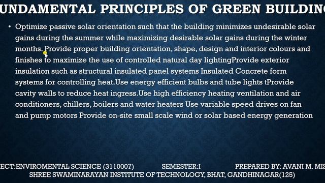 ES UNIT4 L1(BASIC CONCEPT OF GREEN BUILDING AND SMART CITIES)