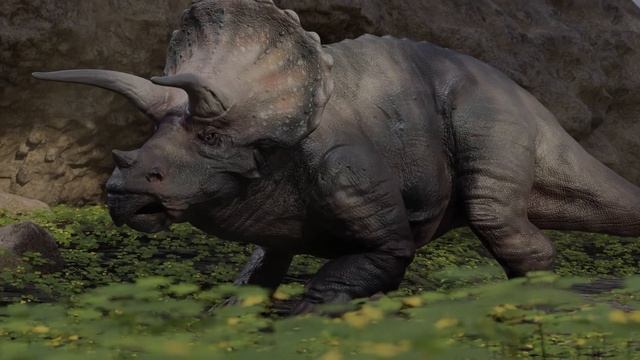 Triceratops vs T-Rex (Blender Animation) смотреть онлайн