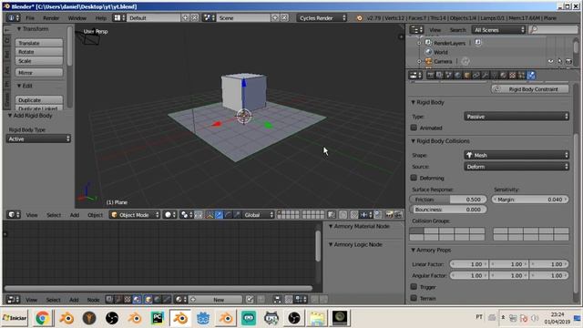 Tutorial Armory 3D - Introdução. смотреть онлайн