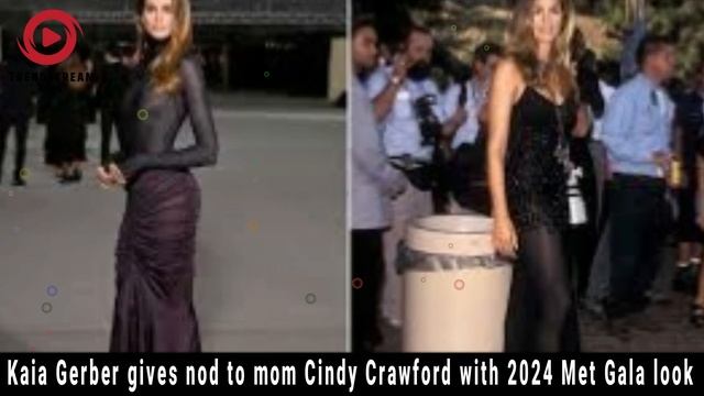 Kaia Gerber Channels Mom Cindy Crawford's Iconic Style At 2024 Met Gala