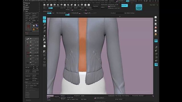Zbrush clothing creatingpockets part04 смотреть онлайн