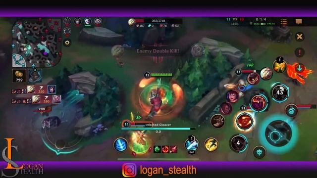 DR.MUNDO Smart Gameplay (New Patch 2.4) | League of Legends : Wild Rift смотреть онлайн
