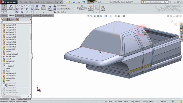How to Model Pickup Truck Car in Solidworks_Part-1 | Solidworks Advance | Solidworks Car Modeling смотреть онлайн
