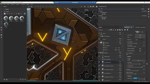 Tools for Substance Painter (Sci-fi blocks and background) смотреть онлайн