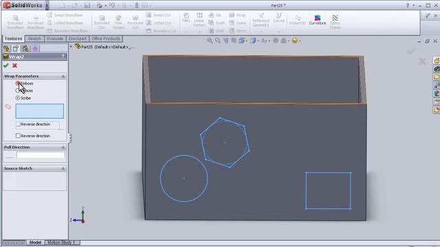 31- SolidWorks Beginner TUTORIAL: WRAP смотреть онлайн