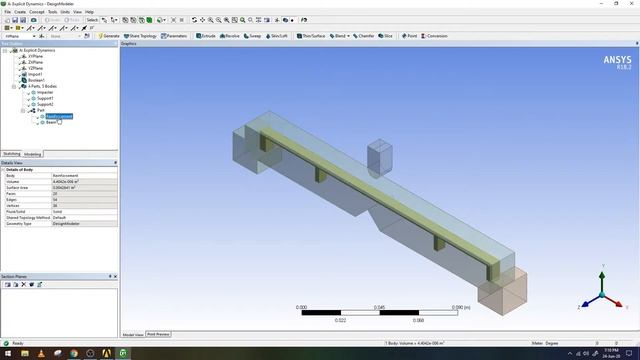 ✅💯✅ Ansys Explicit Dynamics # 1 : Analysis of Reinforced Concrete Beam (RC Beam) | Charpy Test смотреть онлайн