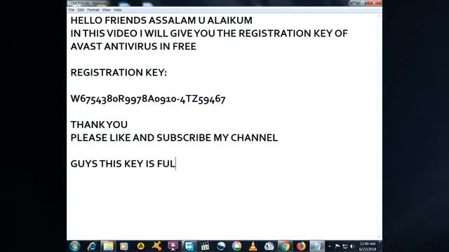 AVAST ANTIVIRUS FREE REGISTRATION KEY by TECH VALLEY смотреть онлайн