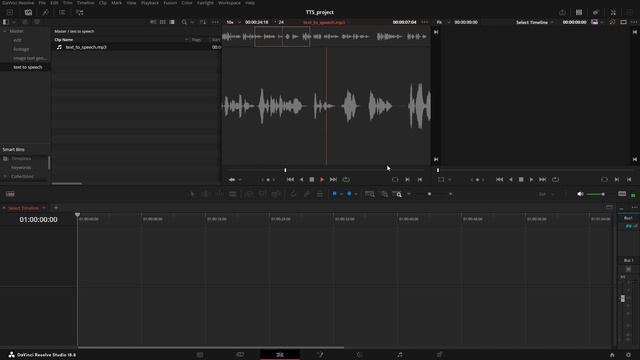 Text to speech and text to image From DaVinci Resolve Studio. смотреть онлайн