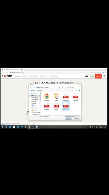 How To Convert PDF Into Microsoft Word File | HR EDU WORLD | #computer #shorts